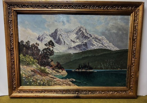 Quadro con lago montagne - lago,