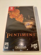 BRAND NEW PENTIMENT LIMITED RUN GAMES NINTENDO SWITCH U.S. ESRB VERSION MINT!