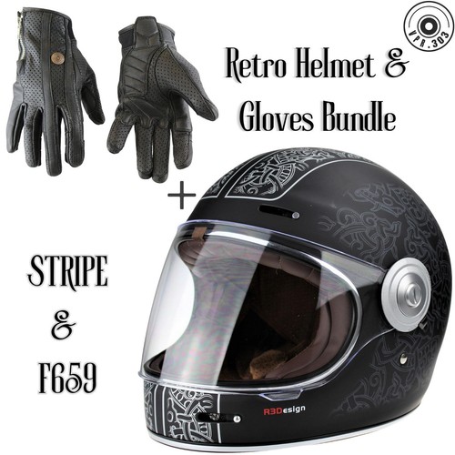 Moto full face retro - moto,