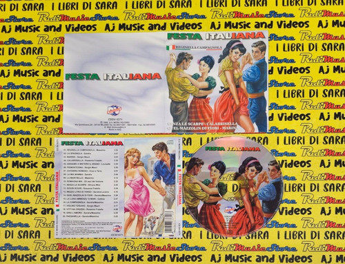 Compilation festa italiana - cd,