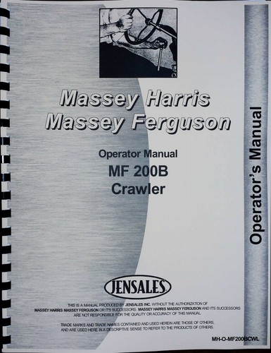 Manuale operatore massey - manuale,