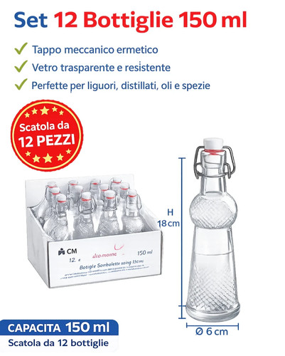 Bottiglie piccole vetro - bottiglie,