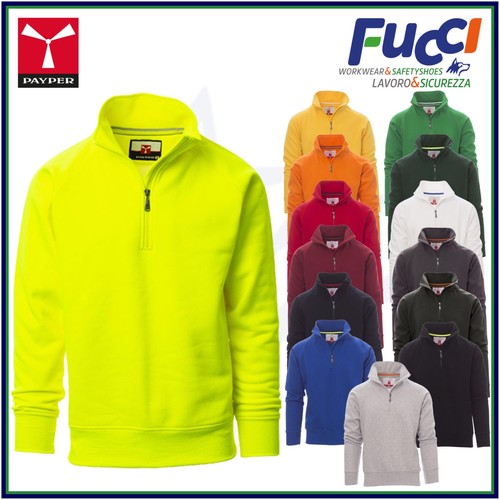 Felpa uomo con mezza zip - uomo,