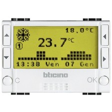 Bticino BTI N4451 LIGHT - CRONOTERMOSTATO A BATTERIE