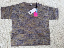 NUOVO £190 MISSONI maglia leggera manica corta maglione/maglione/top M UK 10-12