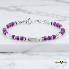 BRACCIALE UOMO DONNA AMETISTA