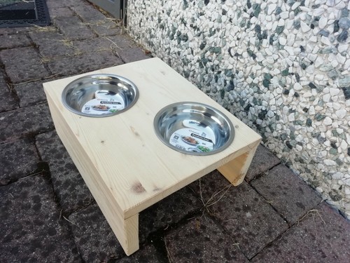 Porta ciotole per cane gatto - ciotole,