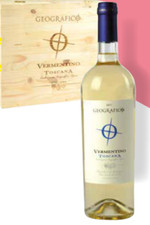 VERMENTINO TOSCANA IGT GEOGRAFICO - Cassetta di legno con 6 bottiglie da 75 cl.