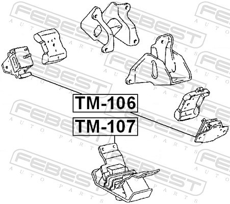 Adatto per febest 107 borsa - adatto, tm-107