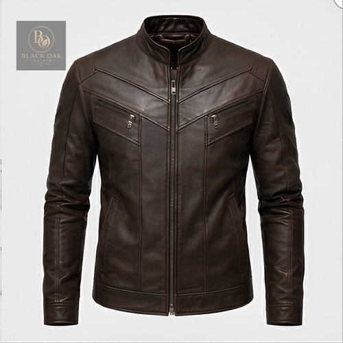Giacca biker uomo - , vera