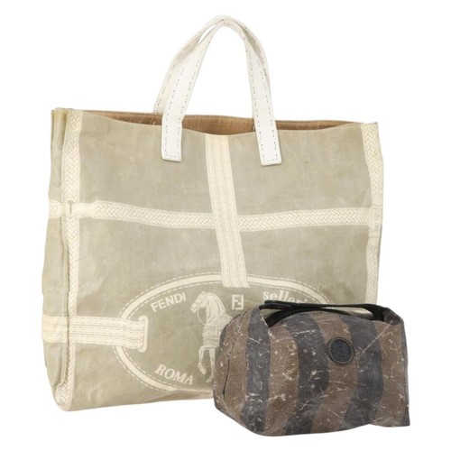Fendi borsa tela - tela, pecan