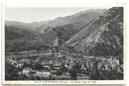 Cartolina cuneo valle - cartolina, di