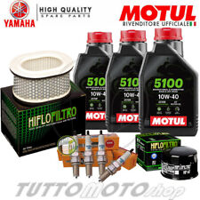 Tagliando YAMAH FZS 600 Fazer 1998-2003 / Kit Olio Motul 5100 + Filtri Candele