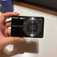 Sony Cybershot DSC-W120 7,2 MP CCD fotocamera digitale vintage - 100% funzionante - nero