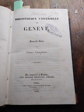 Bibliotheque Universelle de
