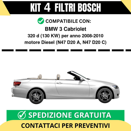 Kit filtri bosch - filtri, bmw