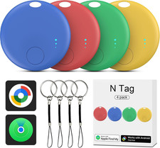 Air Tracker Android E Ios, 4 PCS Smart Tracker Tag GPS Localizzatore Chiavi Comp