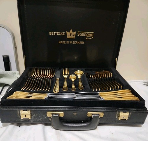Bestecke solingen gold plated - bestecke, gold-plated
