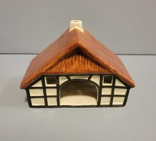 Casa in ceramica Ursula Leyk Cottage Tealight firmata 1987 Germania