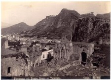 Taormina sicily panorama - sicily, dal