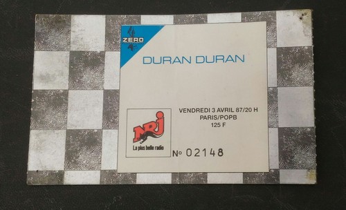Ticket billet place concert - ticket,