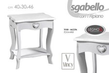 MOBILE SGABELLO COMODINO CUORE