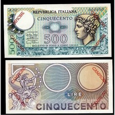 500 Lire Mercurio 1974