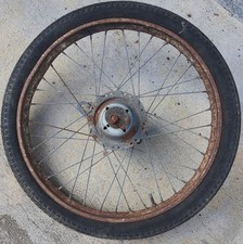 Cerchio Ciclomotore Anteriore 18” Mozzo Tamburo Ceppi Pneumatico Michelin Usato