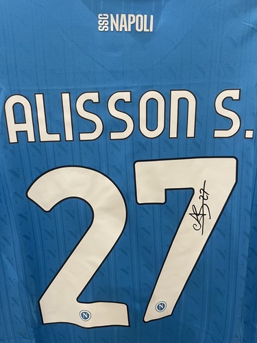 Maglia autografata alisson - maglia,