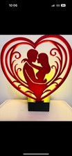 Porta tealight led - cuore, con