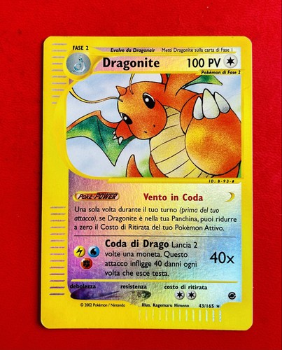 Lotto carte pokemon dragonite - carte,
