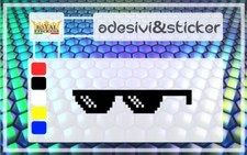 ADESIVO THUG LIFE OCCHIALI IN