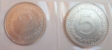 Scegli JUGOSLAVIA 1992 - 2 e 5 dinara - new federal repub 1 , 2 , 5 , 10 , 50