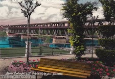 # SESTO CALENDE: IL PONTE VISTO DAI GIARDINI