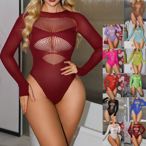 Body donna rete trasparente - donna,