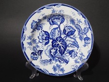 ANTICO PIATTO NINFEE CERAMICA RICHARD MILANO FINE 800 FLOW BLUE WATER NYMPH 2406