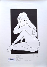 RINO FERRARI  Tecnica mista  su carta  / quadro donna    (64,0   X  44,0  cm. )