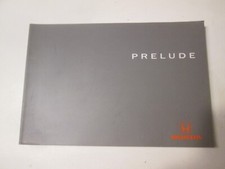 HONDA Prelude  MANUALE USO MANUTENZIONE originale  perfetto