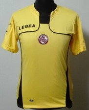 MATCH SHIRT A.S. LIVORNO LEGEA  TG.  SMALL  GIALLO NERO TREE TECH  PARI NUOVO