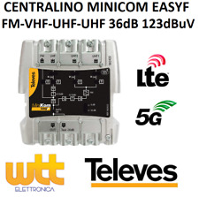 CENTRALINO TV 5G - 4 INGRESSI FM-VHF-UHF-UHF 36dB - 123dBuV TELEVES 562422