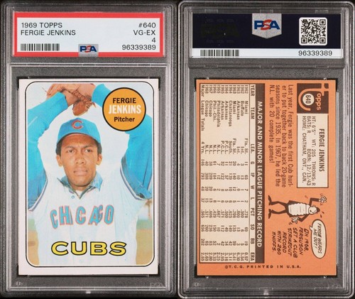 1969 topps 640 fergie - topps, #640