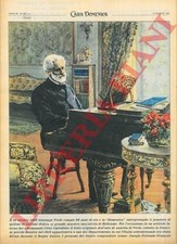 BELTRAME A. - Ripetizione di una tavola di Beltrame del 1899, su Giuseppe Verdi