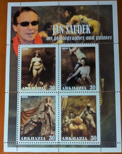 Blocco francobolli jan saudek - francobolli,