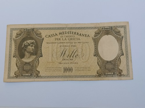 1000 dracme cassa mediterranea - dracme,