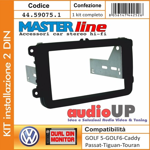 Mascherina autoradio kit din - autoradio, 2