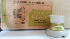 Porta lampada vintage in porcellana Elios art. 730