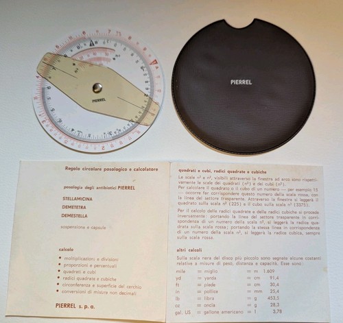 Regolo circolare posologico - regolo,