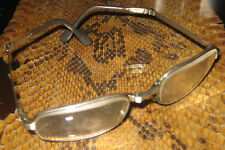 Occhiali Da Sole/Vista"PIEGHEVOLI METALLO GRADUATI UOMO DONNA VINTAGE ARGENTO" 