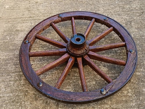 Antica ruota carro carretto - antica, di