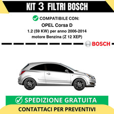 KIT BOSCH 3 Filtri tagliando